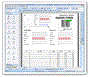 Electronic form design, form printing, form filling component library