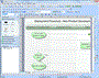 Visio style source code component library, flow charts, vector, graphic editing,